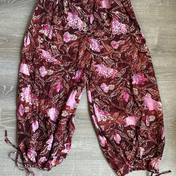 Free People Iris Patterned Halter Jumpsuit Small - Picture 6 of 12